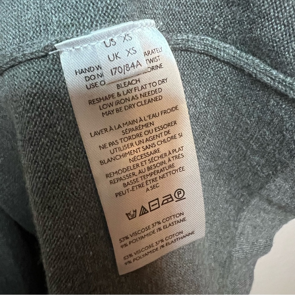 Free People Women’s ribbed knit mini sweater dress dark heather grey Size: XS - Picture 4 of 5